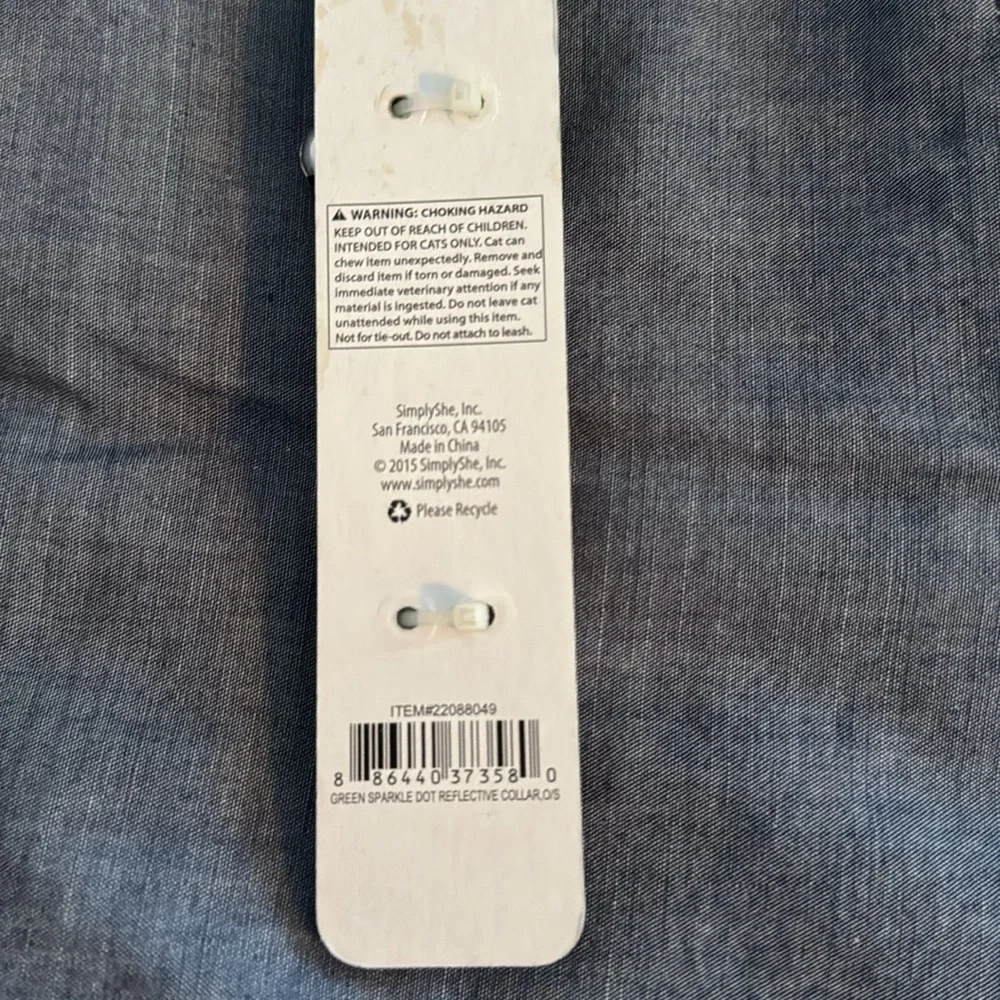Simply Cat Reflective Break Away Collar